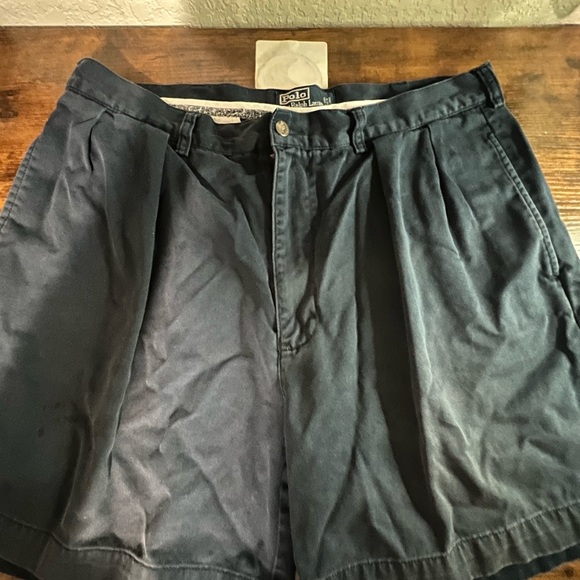 Ralph Lauren Men's Flat Front Shorts - Dark Blue